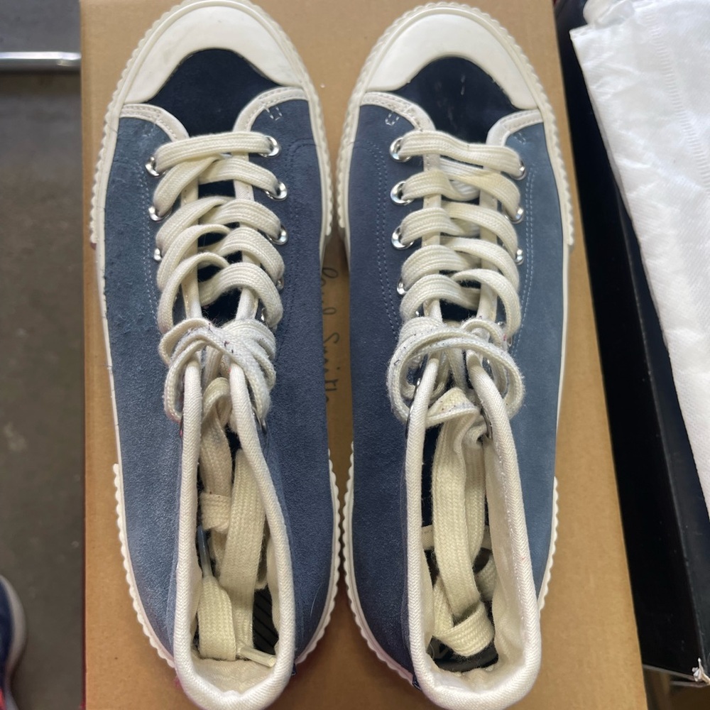 PS Paul Smith Blue and White Sneakers